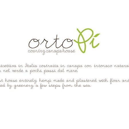 Ortopi Country Canapa House Porto Recanati Buitenkant foto